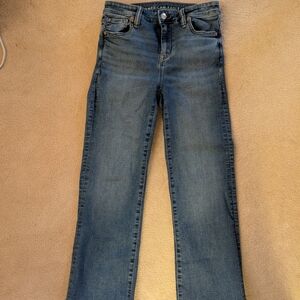 American Eagle Outfitters / AE Next Level High-Waisted Kick Bootcut Crop Jean